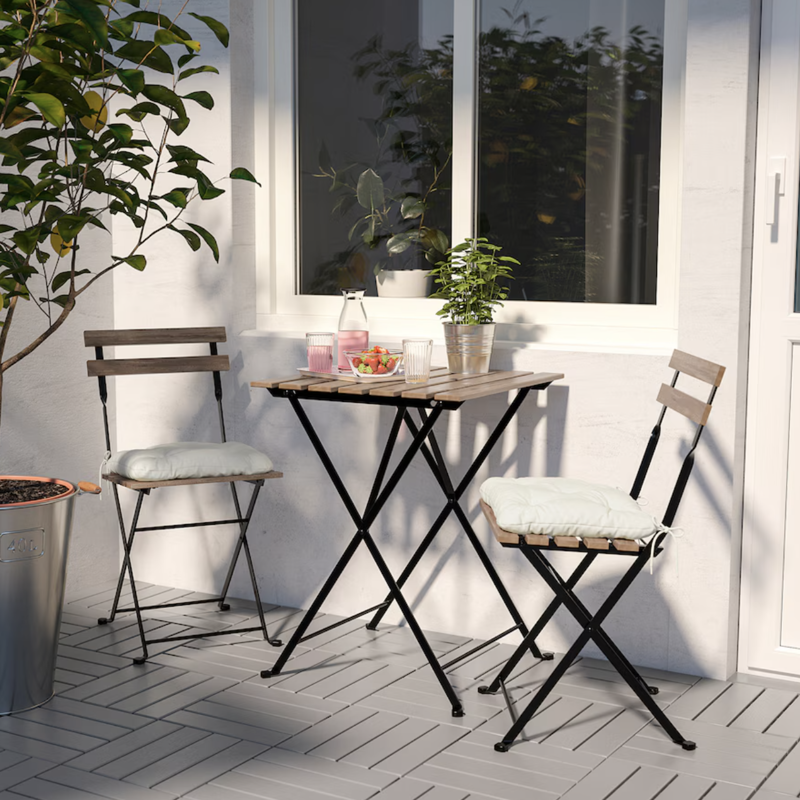 Estos muebles de Ikea exprimirán cada cm de tu terraza o balcón. ¡Son mini pero con estilo!